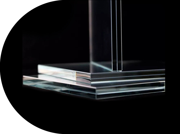 Ultrafehér laminált üveg